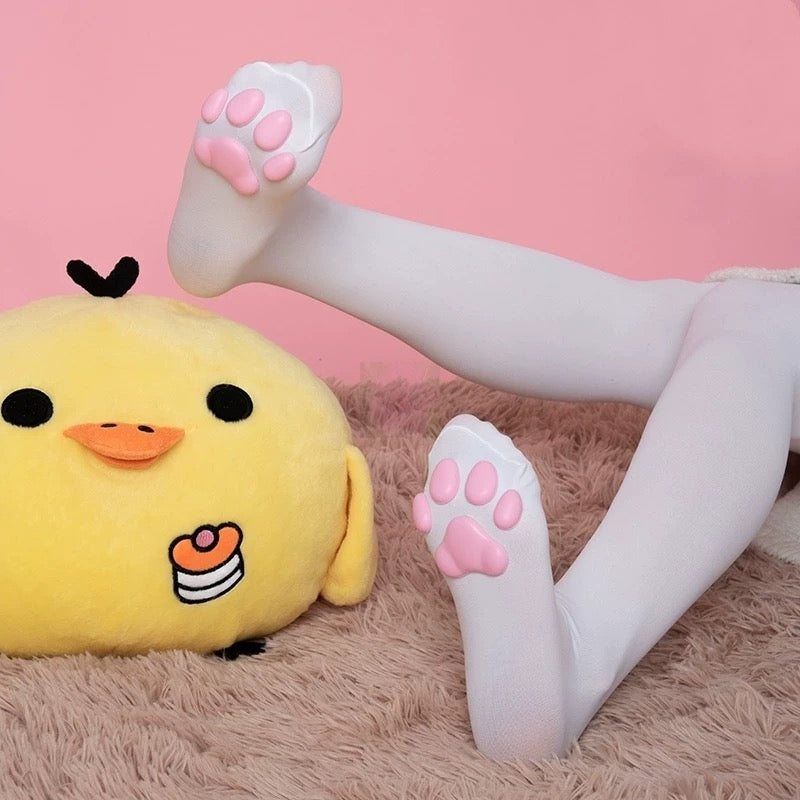 3d cat paw pantyhose for femboy