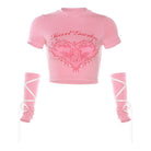 Pink Angel Crop Top