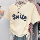 Beige Smile T-Shirt - Femboy Fashion