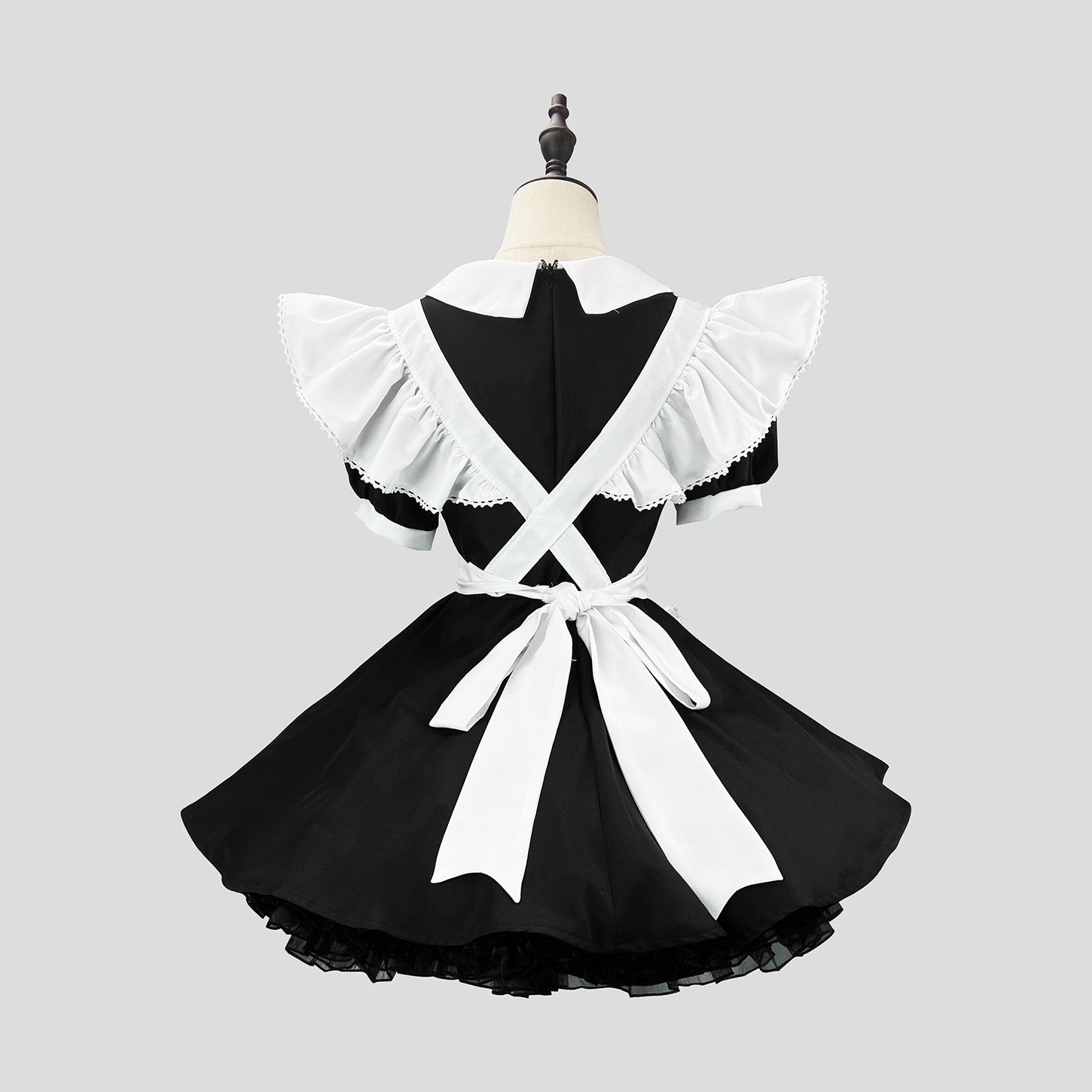 Black And White Maid Dress - Femboy Fashion