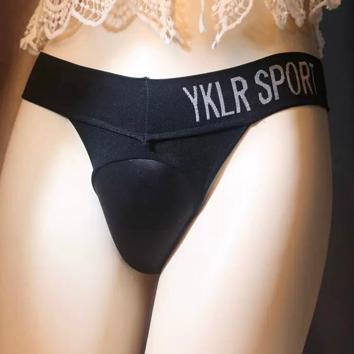 Cute Black Camel Toe Panty For Femboy - Femboy Fashion