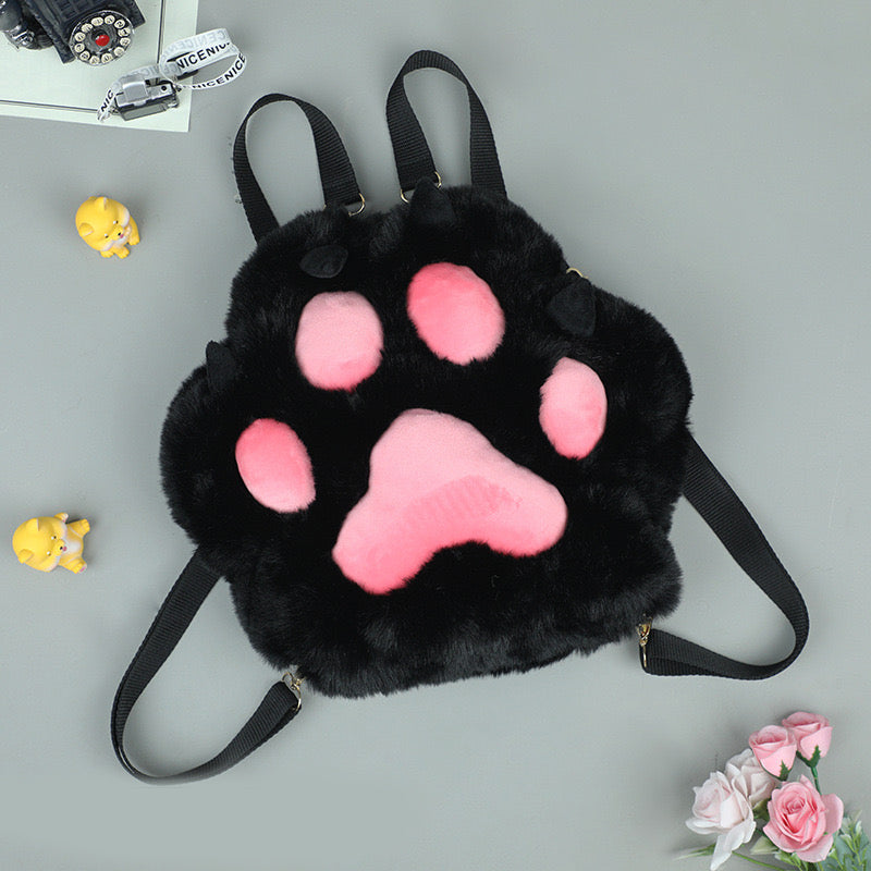 Black Cat Paw Femboy Backsack - Femboy Fashion