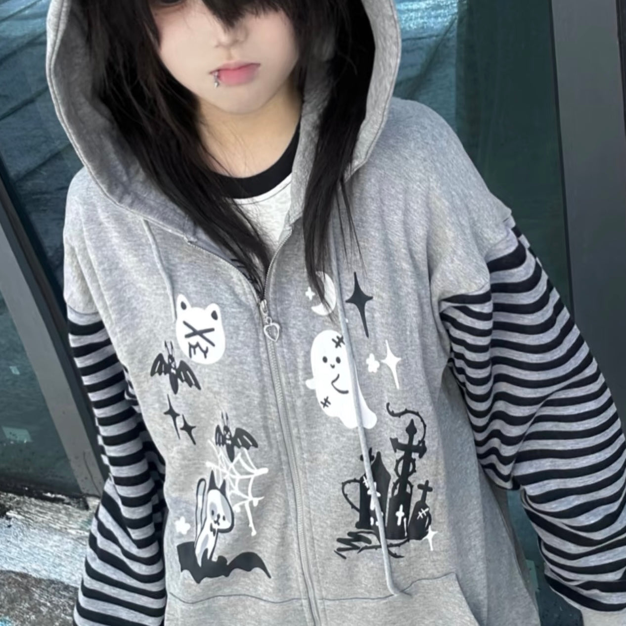 Cute Graphic Hoodies - Femboy Fashion