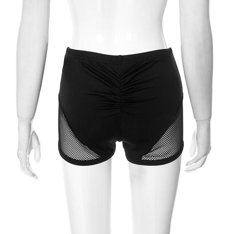 Black Mesh Short Back