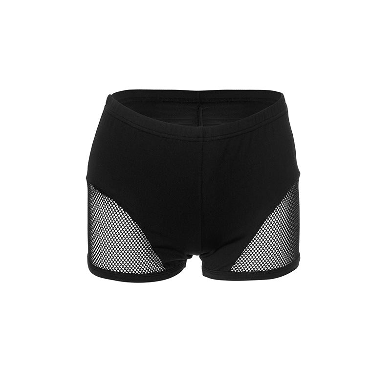 Black Mesh Short