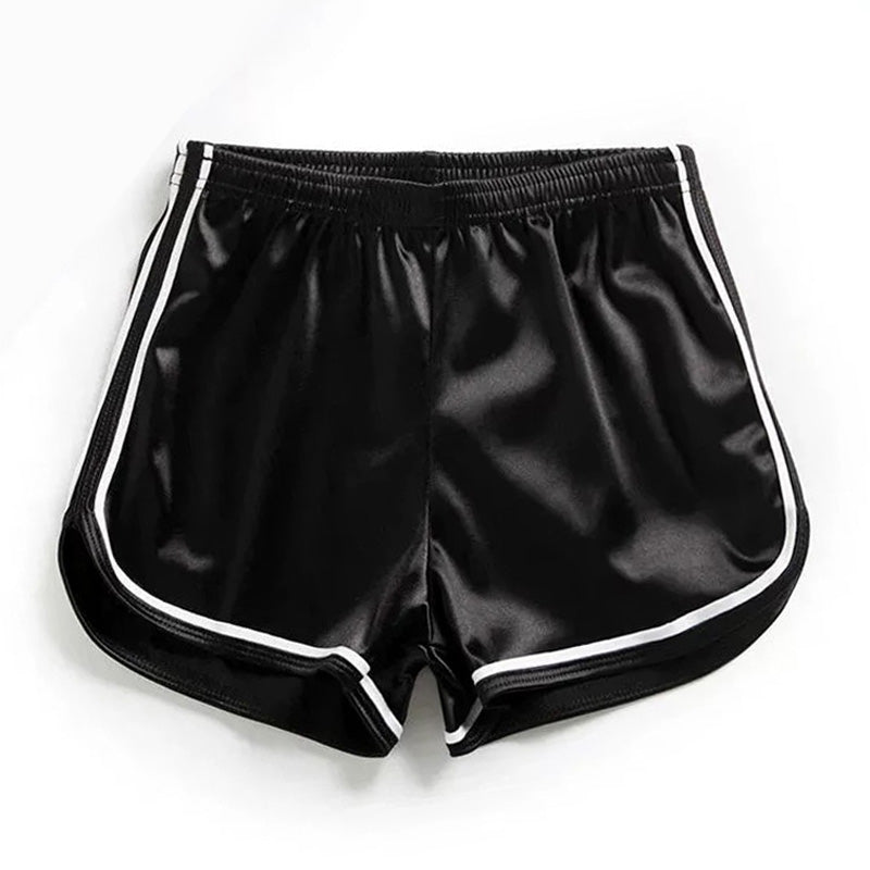 Black Satin Dolphin Short