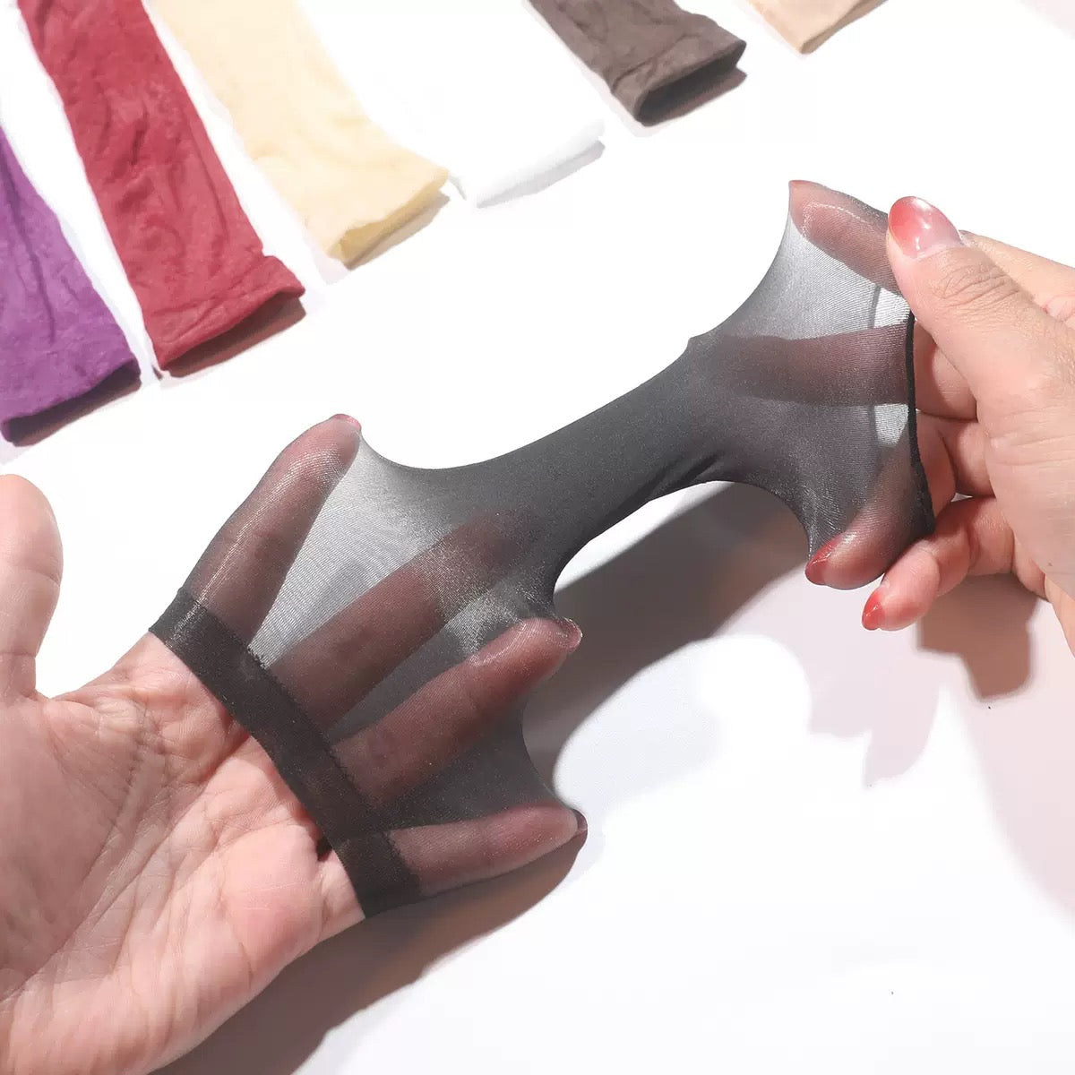 Black sheer cock sock
