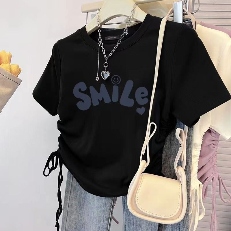 Black Smile T-Shirt - Femboy Fashion