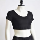 Solid Crop Tee - Femboy Fashion