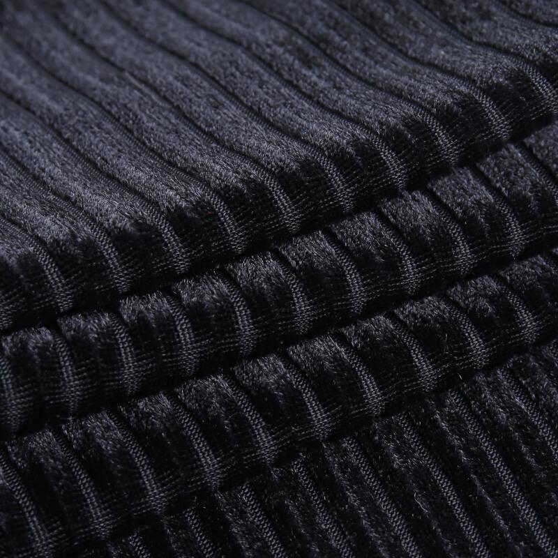 Black Velvet Flare Pant Detail - Femboy Fashion