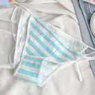 Blue and White Stripe String Panties - Femboy Fashion