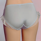 Blue Sweet Ruffle Pouch Panties Back