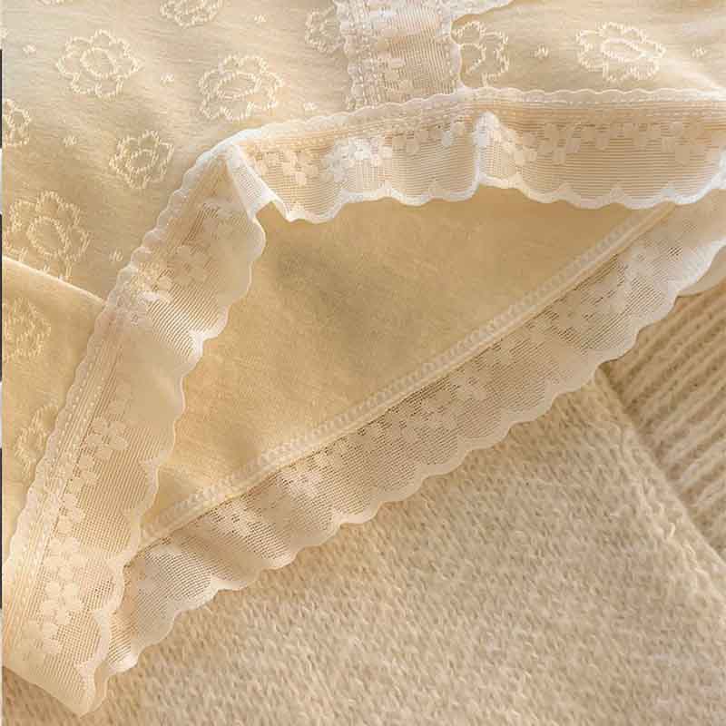 Cotton Flower Print Panties - Femboy Fashion