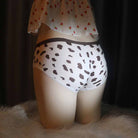 Cow Print Fake Pussy Panty Back - Femboy Fashion