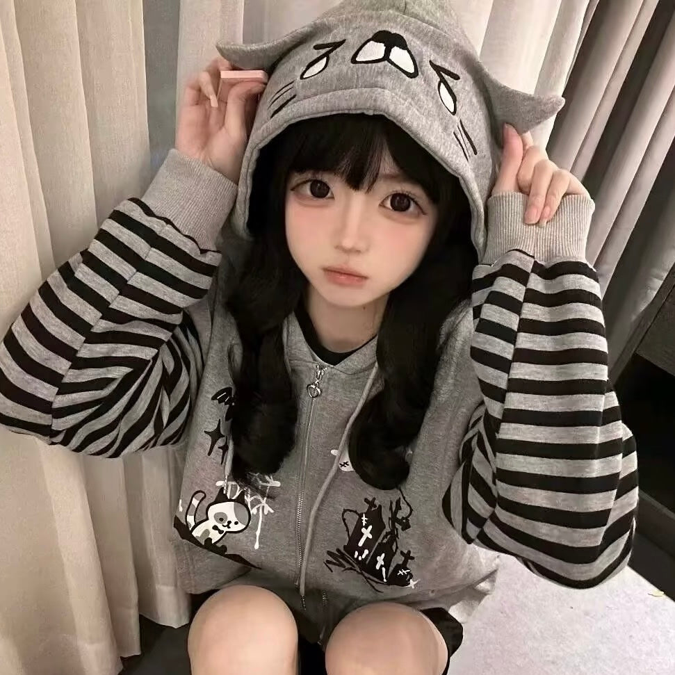 Cute Graphic Hoodies - Femboy Fashion