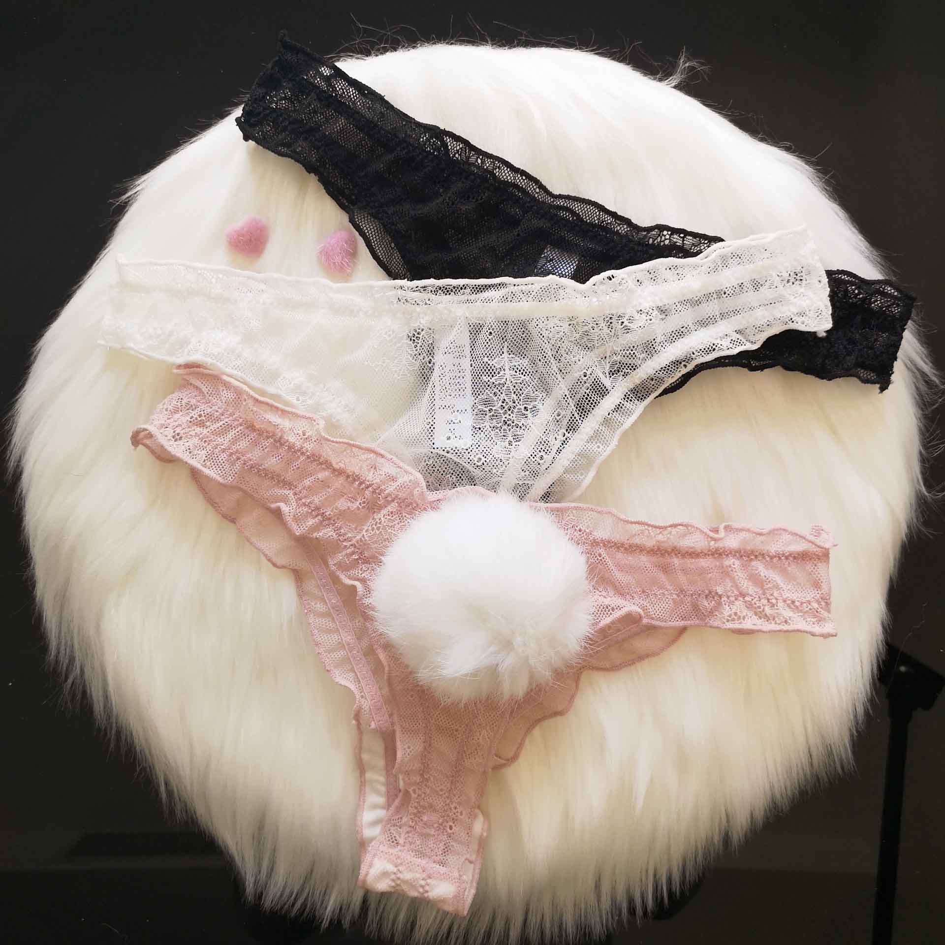 Lace Bunny Panties for Femboy - Femboy Fashion