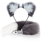 Fox Tail Butt Plug And Ears 2 Piece Set - Femboy Fashion