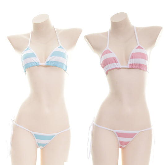 Cute Stripe Bikini - Femboy Fashion