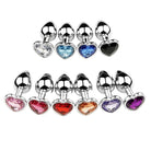 Femboy heart jewel butt plugs