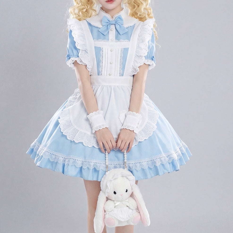 Light Blue Maid Dress Cosplay - Femboy Fashion