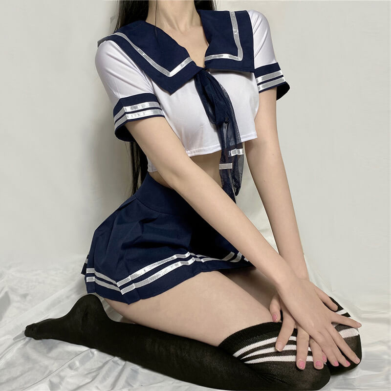 Sexy School Girl Lingerie Back - Femboy Fashion