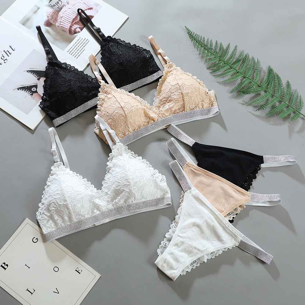 Femboy Lace Panties And Bra Set - Femboy Fashion
