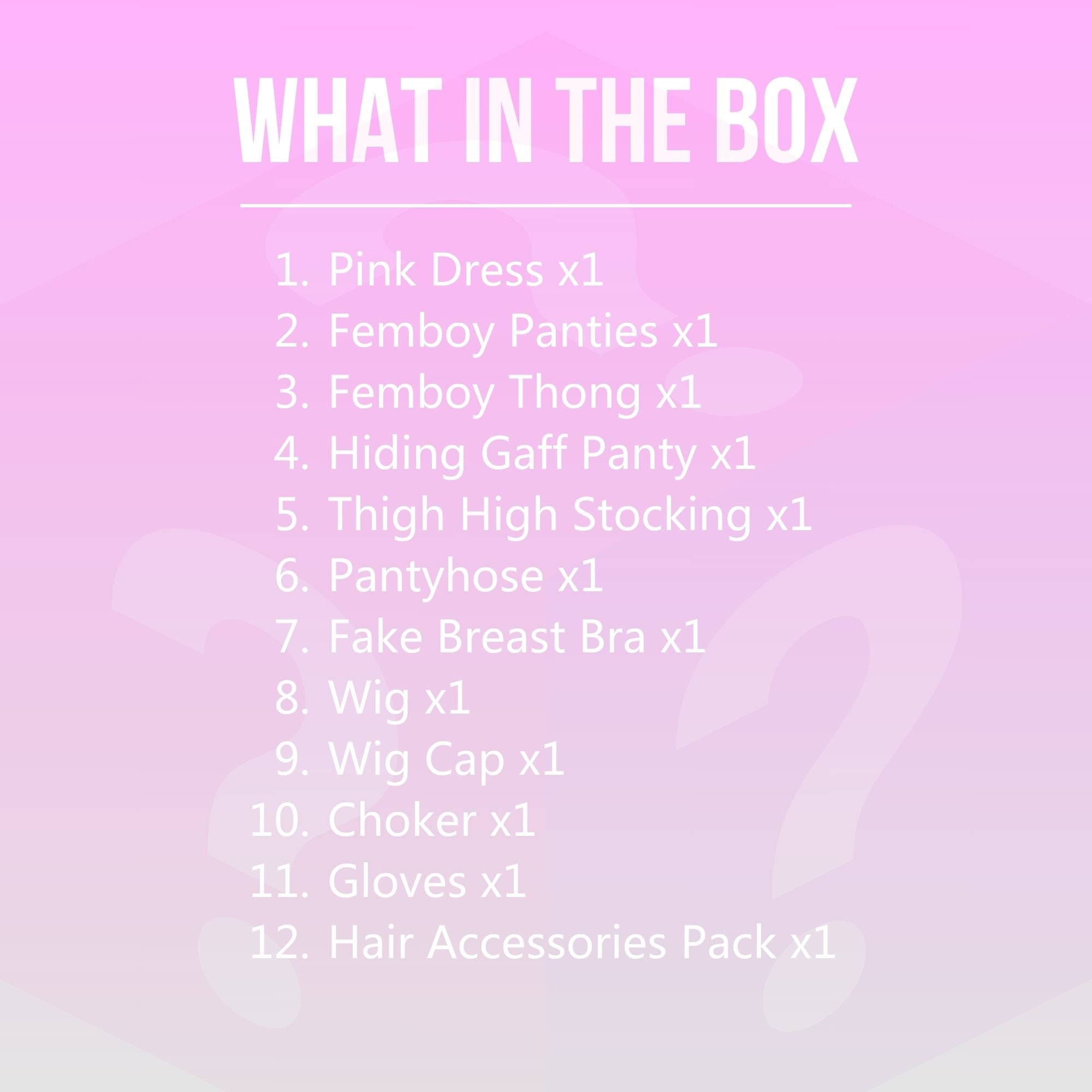 Femboy Starter Kit - Pink Dress Mystery Box - Femboy Fashion