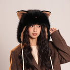 Femboy wear cute cute furry hat with fox ears femboy fashion