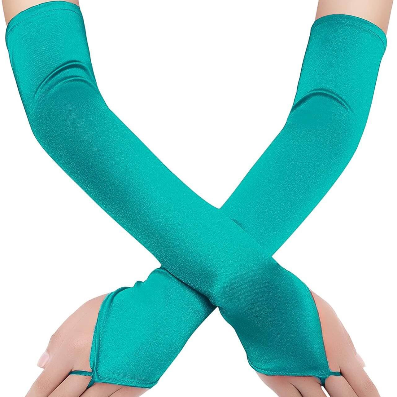 Femboy wear cute finger loop gloves