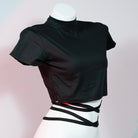 Femboy wear femboy sexy cross crop top front