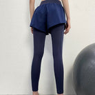 Femboy wear gray elastic leggings with pockets