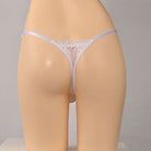 Femboy wear sexy lace thong panties with pouch back