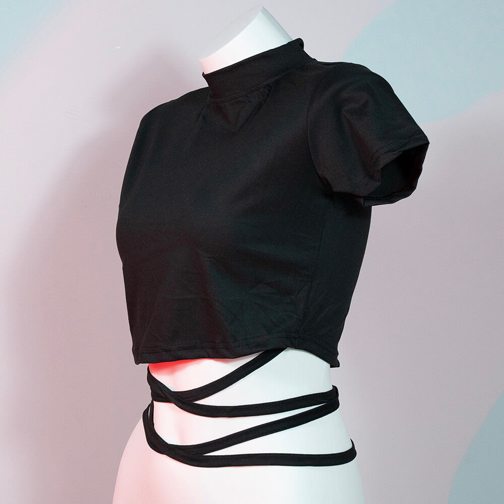 Femboy wear sweet femboy sexy cross crop top