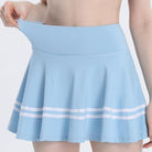Femboy white stripes femboy mini skirt
