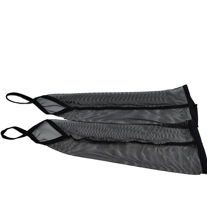 Black Fishnet Finger Loop Gloves