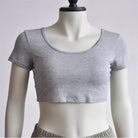 Solid Crop Tee - Femboy Fashion