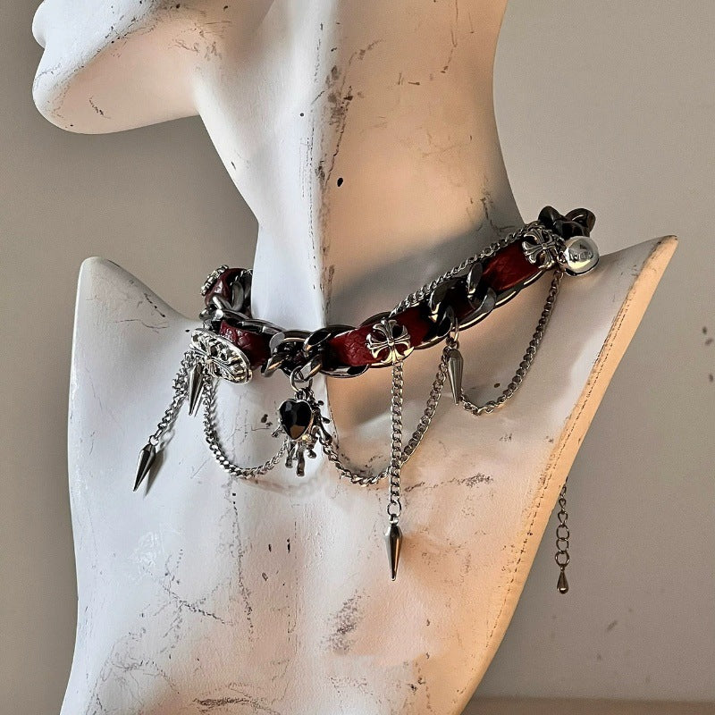 Steampunk Choker Necklace - Femboy Fashion