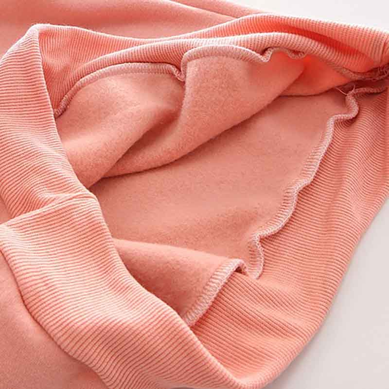 Kawaii pink cute neko hoodie inside