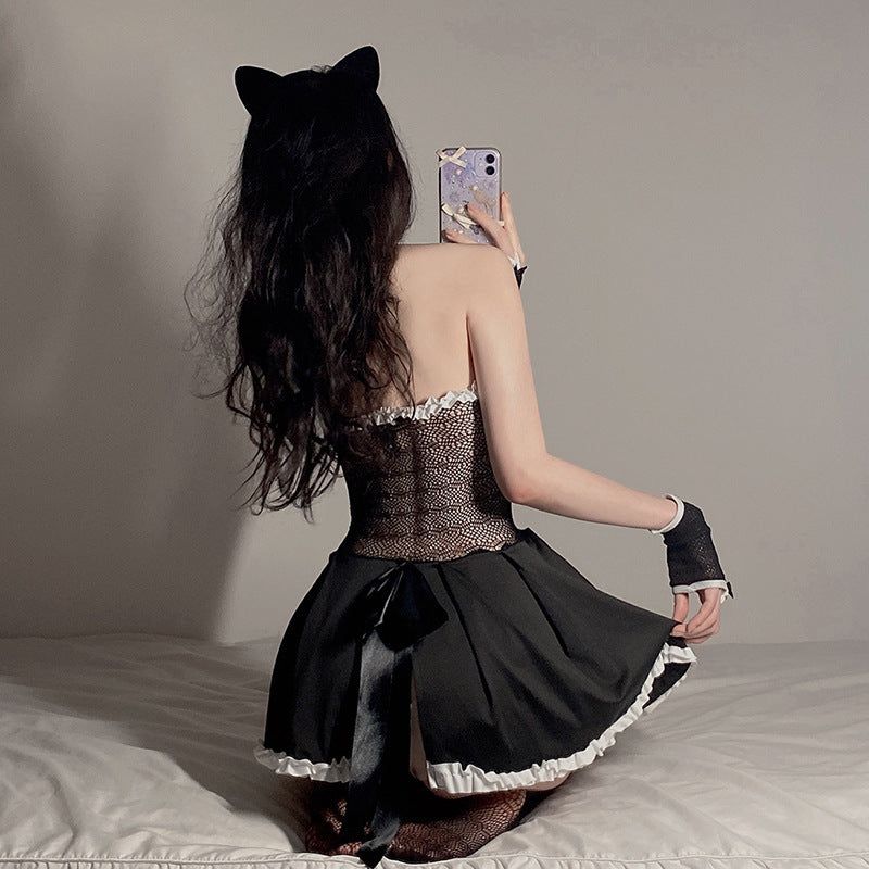 Maid Outfit Sexy Cat Lingerie - Femboy Fashion