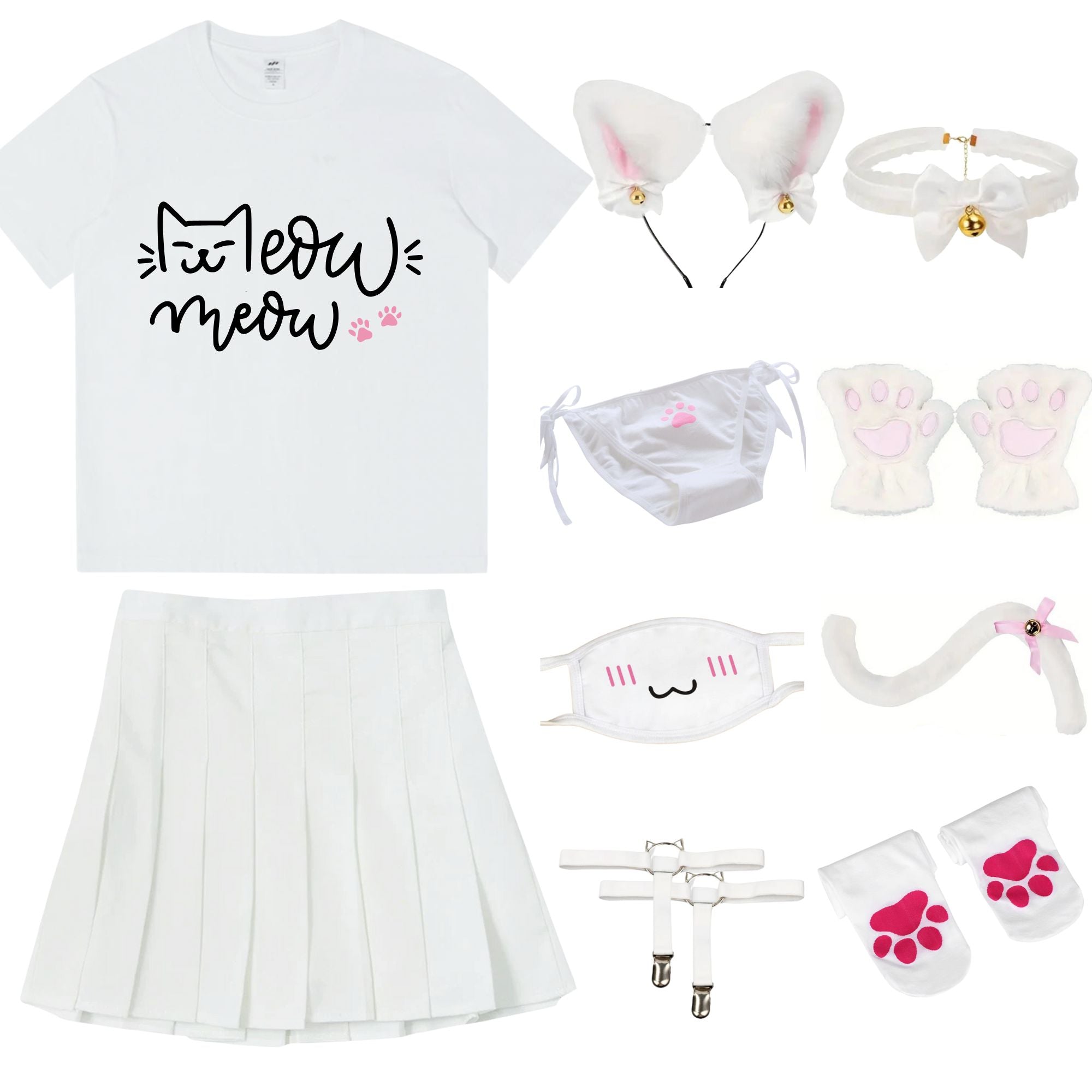 White Cat Femboy Kit