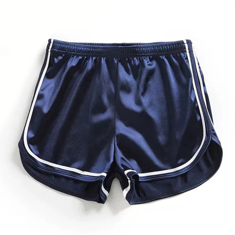 Navy Satin Dolphin Short