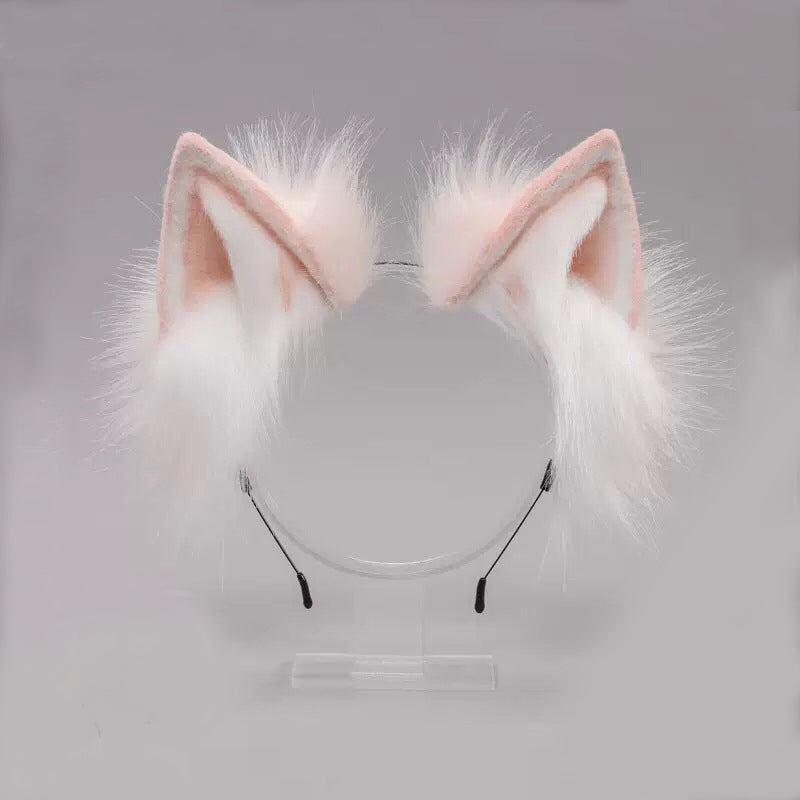Pink Cat Ears Headband - Femboy Fashion