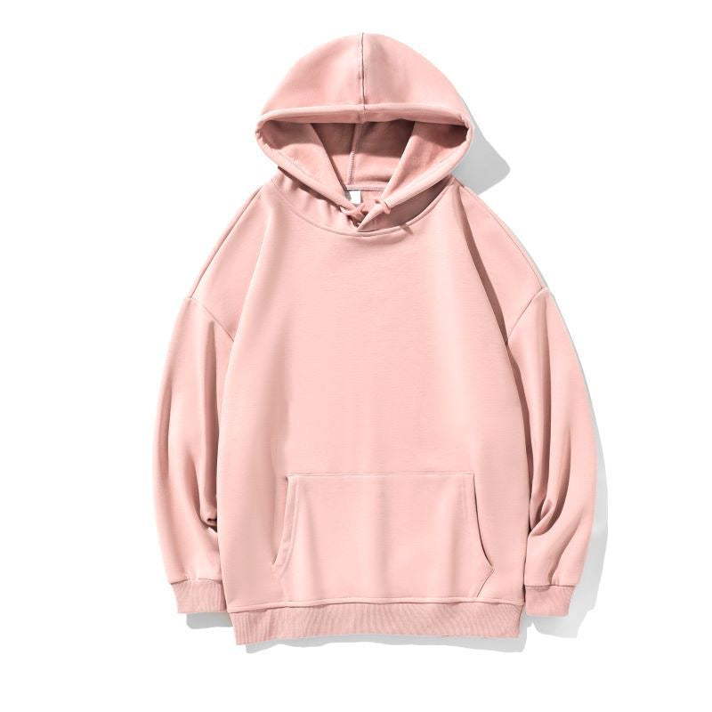 Pink hoodie on a white background
