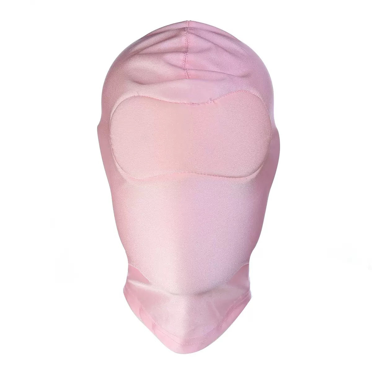 Pink face mask a on a white background