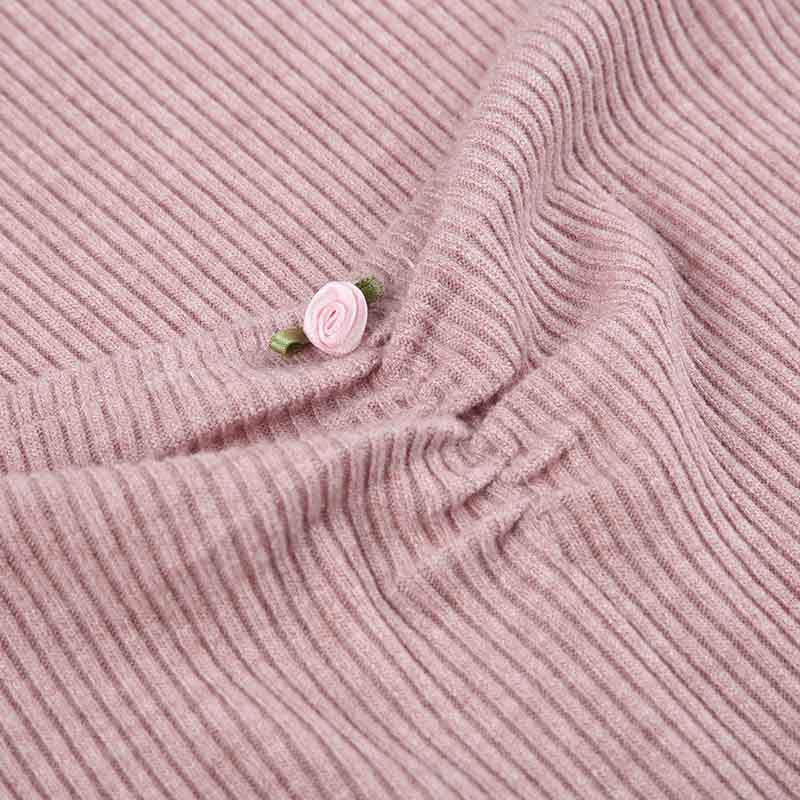 Pink Knitted Dress - Femboy Fashion