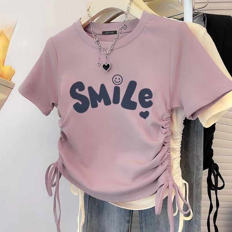 Pink Smile T-Shirt - Femboy Fashion