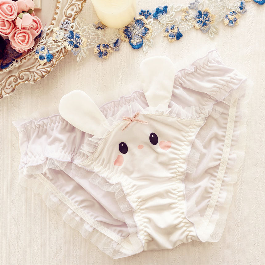 Cute Bunny Panties With Ears - Femboy Fashion