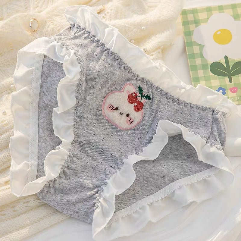 Purple Cute Cotton Panties - Femboy Fashion