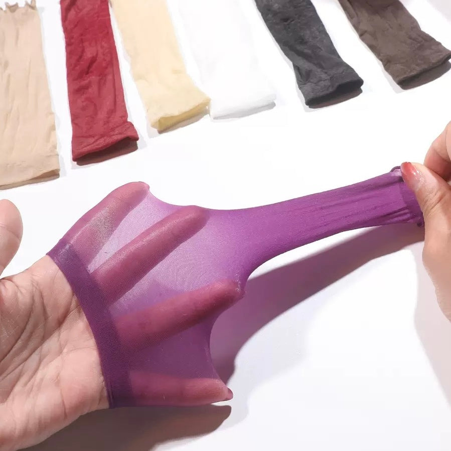 Purple sheer cock sock