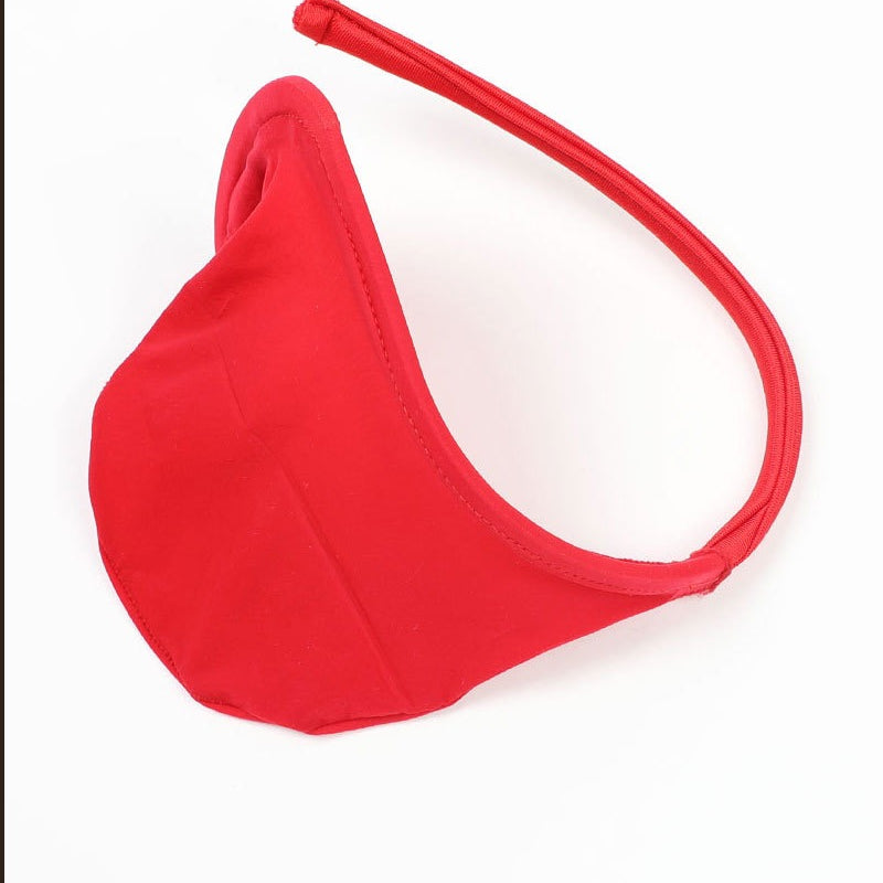 Red C-String Pouch Thong